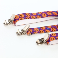 Подтяжки детские &laquo;Выбражулька&raquo;, ширина 2,5 см, цвет фиолетовый/оранжевый