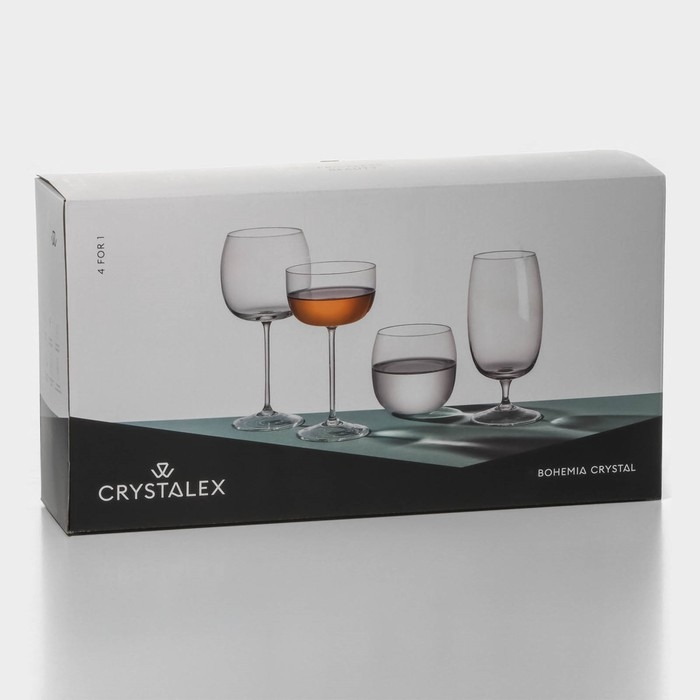 Набор стеклянных бокалов &laquo;Баблс&raquo;, 4 шт