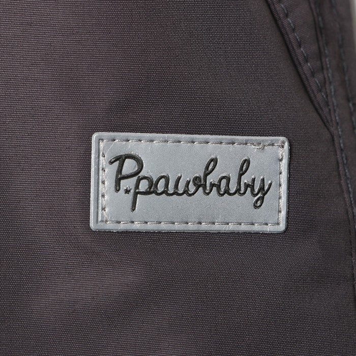 Полукомбинезон утеплённый для девочек, цвет серый, рост 116 см