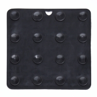 Коврик для лизания на присосках 18,5 х 18,5 см, TPE, чёрный Коврик для лизания на присосках 18,5 х 18,5 см, TPE, чёрный