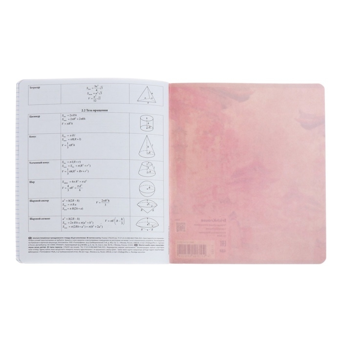 Тетрадь предметная ГЕОМЕТРИЯ, 48 листов в клетку, ErichKrause Manga, обложка мелованный картон, твин-лак, блок офсет 100% белизна, инфо-блок Тетрадь предметная ГЕОМЕТРИЯ, 48 листов в клетку, ErichKrause Manga, обложка мелованный картон, твин-лак, блок офсет 100% белизна, инфо-блок