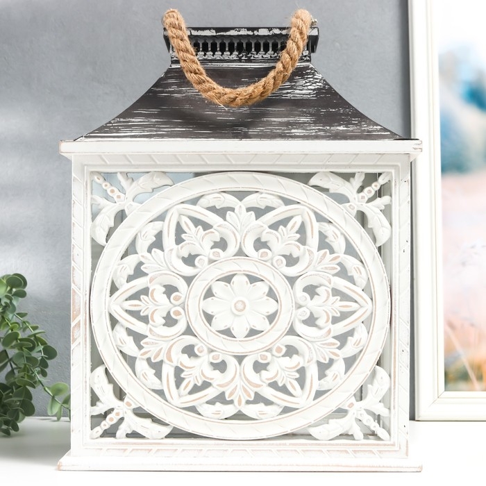 Подсвечник дерево Подсвечник дерево "Медальон лепнина" набор 2 шт 29х22х13 см, 47х19х31 см