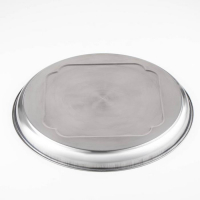 Поднос из нержавеющей стали &laquo;Бабочка&raquo;, 40,5&times;3 см, цвет серебряный