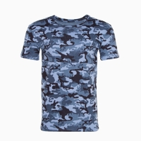 Футболка мужская камуфляж пятна, цвет серо-голубой, размер 46 Футболка мужская камуфляж пятна, цвет серо-голубой, размер 46