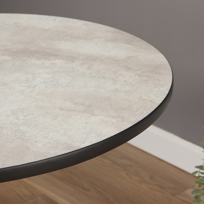 Стол кухонный Рунд ЛДСП 22 мм, 780х780х740, Цемент Стол кухонный Рунд ЛДСП 22 мм, 780х780х740, Цемент