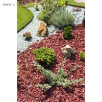 Щепа декоративная, красная 20л. Щепа декоративная, красная 20л.