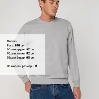 Свитшот Toima 2.0, серый меланж, размер XS Свитшот Toima 2.0, серый меланж, размер XS