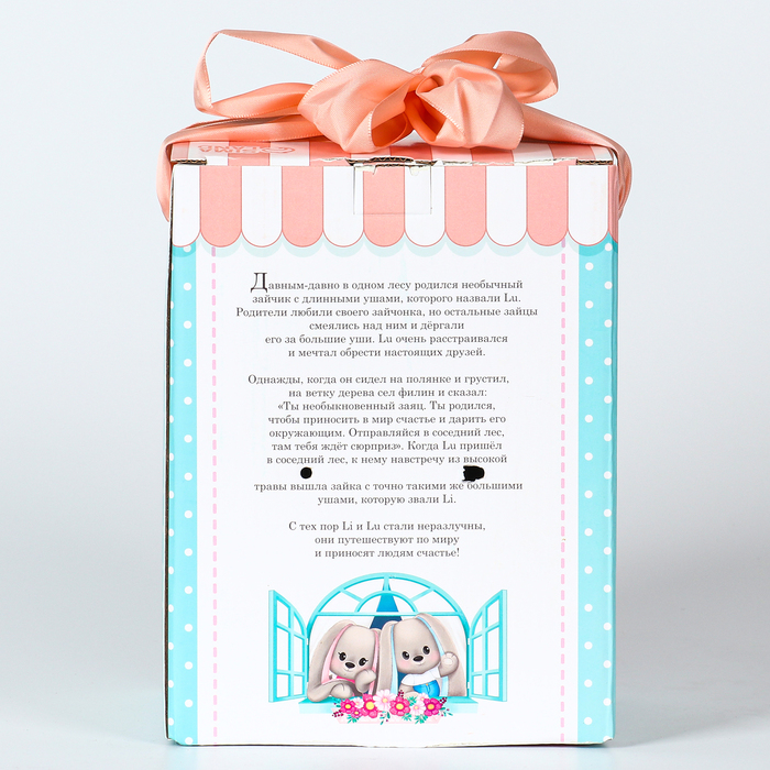 Мягкая игрушка зайка &laquo;Мишутка Lu&raquo;, 25 см