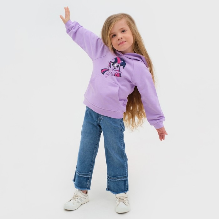 Худи для девочки &laquo;Искорка&raquo;, My Little Pony, рост 98-104 см, цвет фиолетовый