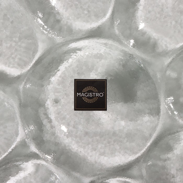 Подставка стеклянная для яиц &laquo;Авис&raquo;, d=22 см, 9 ячеек