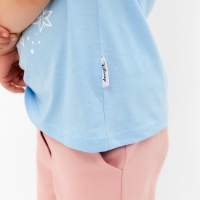 Футболка детская Disney "Frozen", рост 98-104 (30), голубой