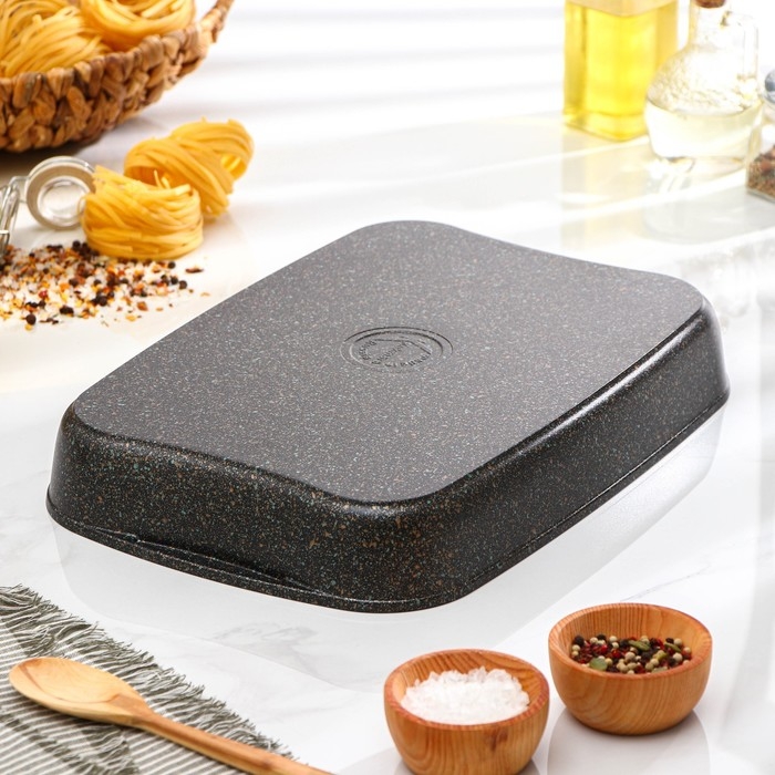 Противень Granit Ultra, 36,5&times;26&times;5,5 см, антипригарное покрытие, цвет чёрный