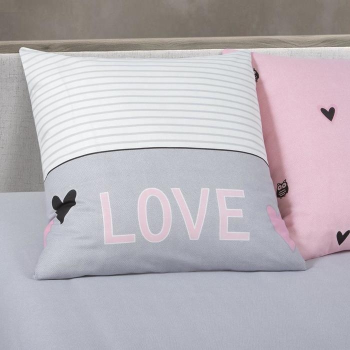 Постельное бельё 1,5сп Артпостель &laquo;Гламур&raquo; размер 143х215, 150х220, 70х70см 2шт бязь 120г/м хлопок 100%