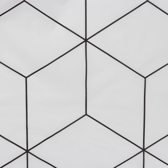 Штора для ванной SAVANNA Secret, 180&times;180 см, EVA, цвет белый