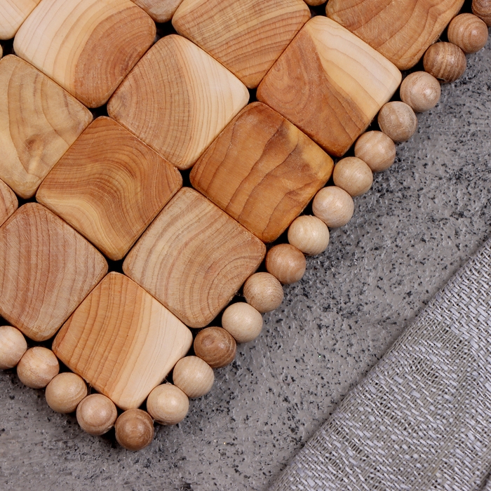 Подставка под горячее, 13х13 см, можжевельник Подставка под горячее, 13х13 см, можжевельник