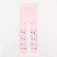 Колготки Крошка Я &laquo;Цветочки&raquo;, цвет розовый, рост 98-104 см