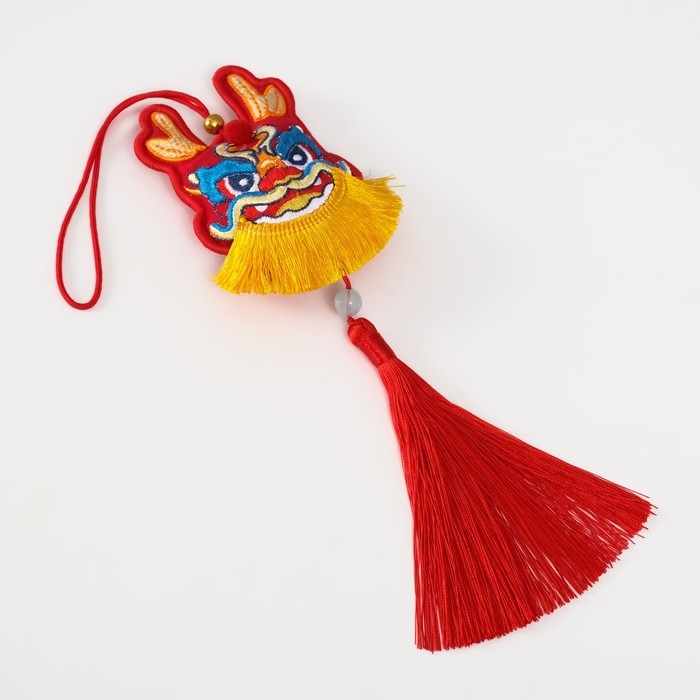 Подвеска-саше текстиль Подвеска-саше текстиль "Дракон" красная 2х7,5х24 см