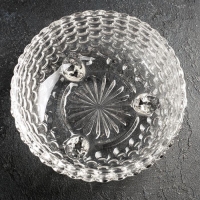 Набор стеклянных салатников &laquo;Облака&raquo;, 7 предметов: 1 шт 18&times;9 см, 6 шт 10&times;6 см