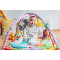 Развивающий коврик с дугами &laquo;Слоник и друзья&raquo;, 5 элем. с музыкой, Крошка Я