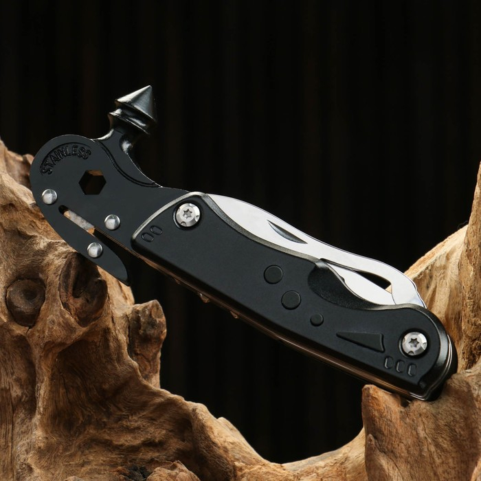 Мультитул 14 в1 со стеклобоем и отвертками Мультитул 14 в1 со стеклобоем и отвертками