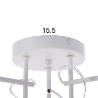 Люстра Мия 3х60Вт Е27 Белый Люстра Мия 3х60Вт Е27 Белый