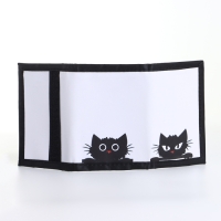 Кошелёк детский на липучке «Выбражулька», цвет белый Кошелёк детский на липучке «Выбражулька», цвет белый