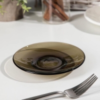 Блюдце стеклянное &laquo;С добрым утром&raquo;, d=13 см