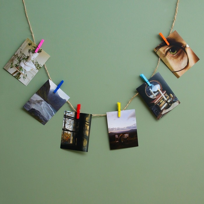 Набор прищепок для декора 50 шт., розовые &mdash; 2,5 см