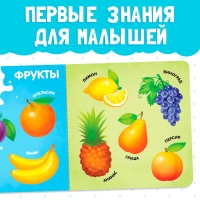 Картонная книга &laquo;Фрукты, овощи и не только&raquo;, 10 стр.