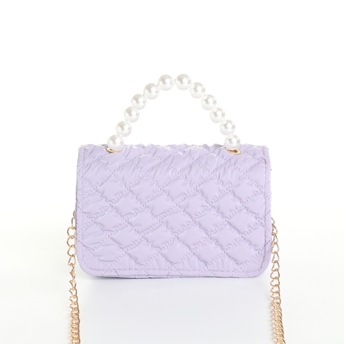 Сумка детская для девочки на молнии &laquo;Выбражулька&raquo;, цвет сиреневый