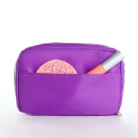Косметичка дор Одноцвет, 16*6*10,5, отд на молнии, подкладка, н/карман, сиреневый Косметичка дор Одноцвет, 16*6*10,5, отд на молнии, подкладка, н/карман, сиреневый