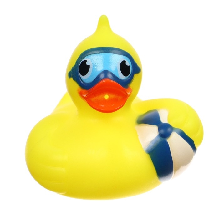 Набор резиновых игрушек для ванны &laquo;Утки на пляже&raquo;, 7 см, 3 шт., Крошка Я