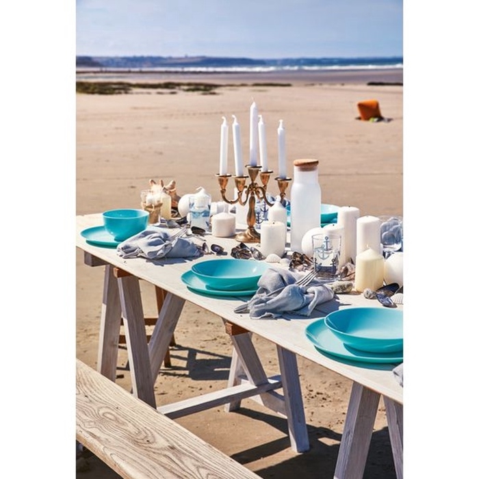 Блюдо Luminarc DIWALI GRANITE, d=32 см, стеклокерамика, серое Блюдо Luminarc DIWALI GRANITE, d=32 см, стеклокерамика, серое