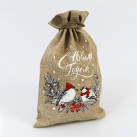 Мешок с термонаклейкой &laquo;С Новым Годом&raquo;, 16 х 24 см +/- 1.5 см, Новый год