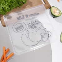 Набор многофункциональных пакетов &laquo;Любовь к еде&raquo;, 4 шт