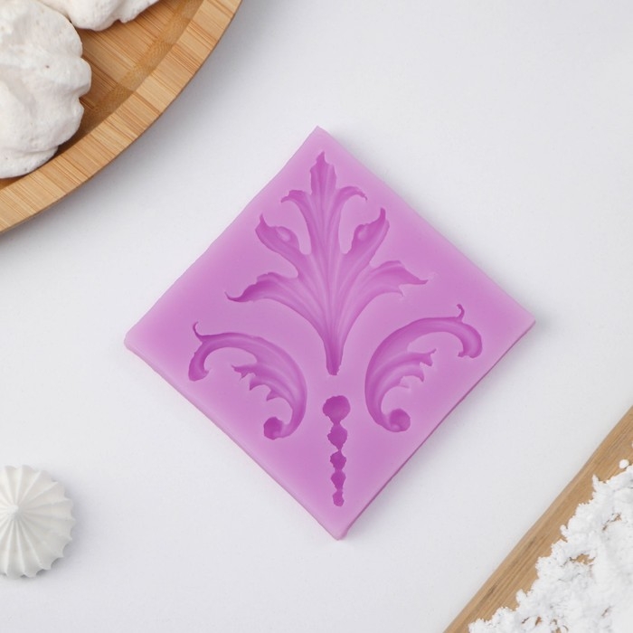 Молд «Завитки», силикон, 6,5×0,7 см, цвет МИКС Молд «Завитки», силикон, 6,5×0,7 см, цвет МИКС