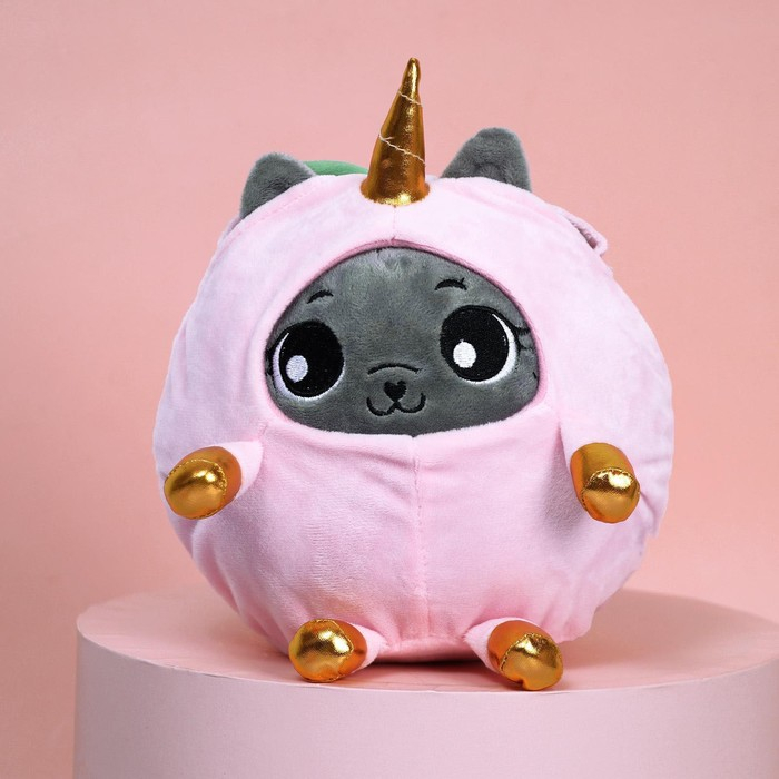 Мягкая игрушка &laquo;Котик в костюме единорожки&raquo;, 20 см