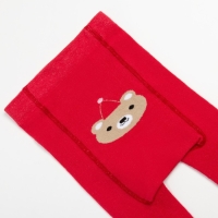 Новый год.Колготки Крошка Я "Мишка", красный, рост 86-92 см Новый год.Колготки Крошка Я "Мишка", красный, рост 86-92 см