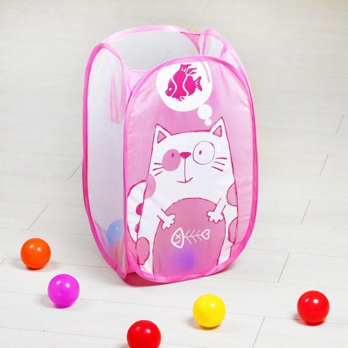 Корзина для игрушек «Котик» Корзина для игрушек «Котик»