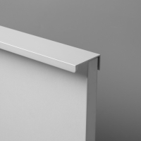 Торцевая ручка, "Hidden", 480 мм, цвет сатиновый хром Торцевая ручка, "Hidden", 480 мм, цвет сатиновый хром