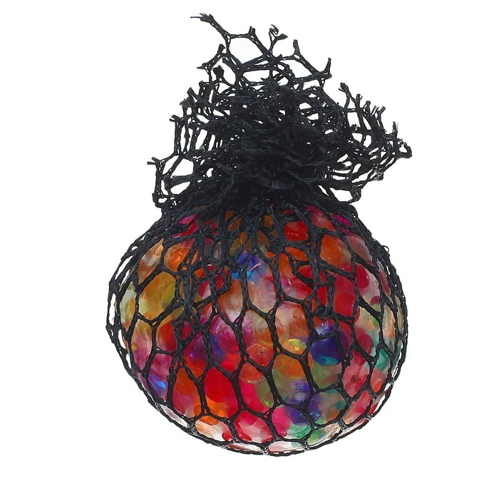 Мялка &laquo;Цветик&raquo;, с гидрогелем, в чёрной сетке