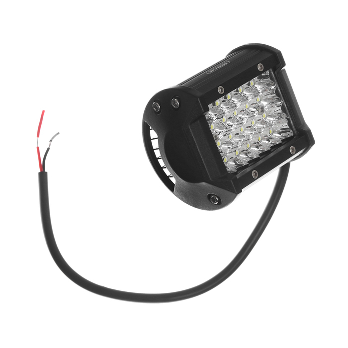 Фара светодиодная Skyway OFF ROAD, прямоугольная, 12/24 В, 72 Вт, 24 диода, 95 х 75 мм Фара светодиодная Skyway OFF ROAD, прямоугольная, 12/24 В, 72 Вт, 24 диода, 95 х 75 мм