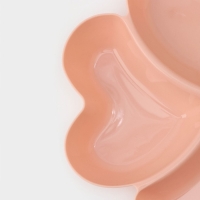 Менажница &laquo;Сердце&raquo;, 22,5&times;3 см, 4 секции, цвет МИКС