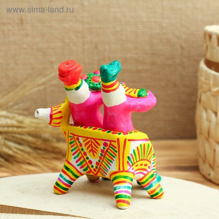 Филимоновская игрушка &laquo;Лавочка №2&raquo;