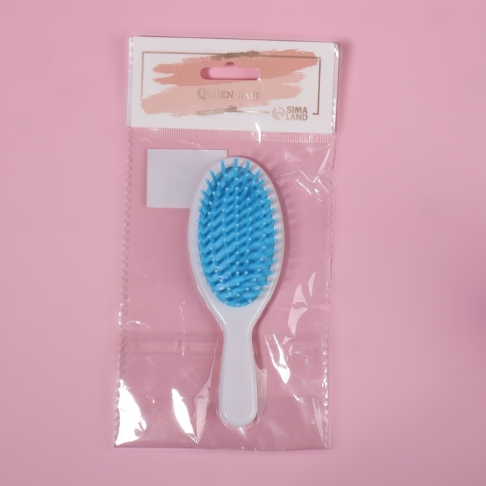 Расчёска-мини массажная, 4,5 &times; 13 см, рисунок МИКС