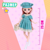 Кукла модная шарнирная &laquo;Лола&raquo; в платье, МИКС