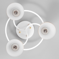 Люстра "Роуз" 3х40Вт Е27 Белый, золото 42х42х23см Люстра "Роуз" 3х40Вт Е27 Белый, золото 42х42х23см