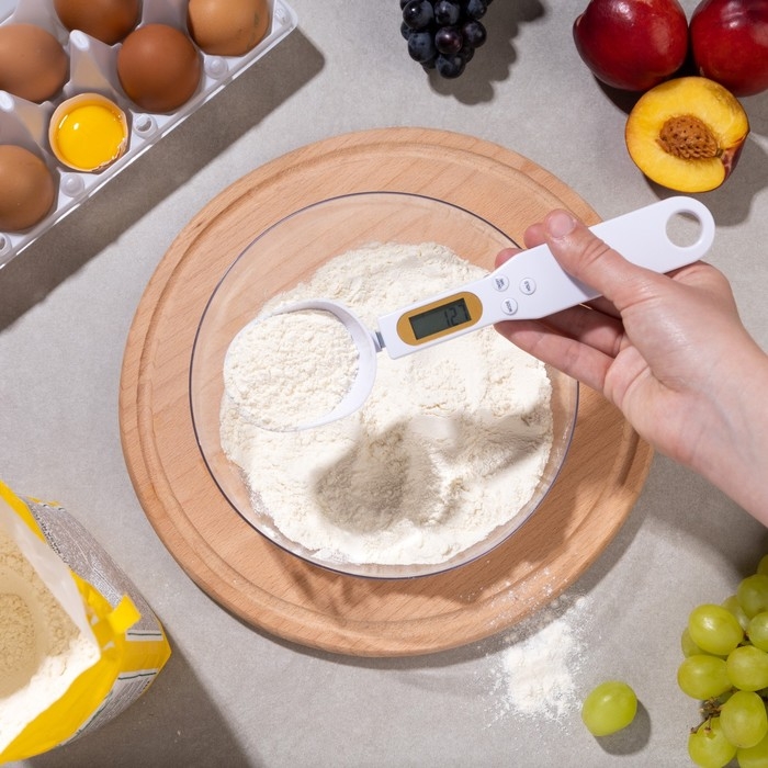 Мерная ложка Luazon LV-507, электронные, до 0.5 кг, белая Мерная ложка Luazon LV-507, электронные, до 0.5 кг, белая