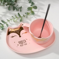 Набор &laquo;Чудеса ждут тебя&raquo;: кружка 200 мл, блюдечко 18х11, ложка