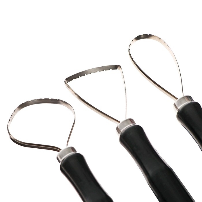 Набор инструментов для лепки Calligrata, 3 штуки Набор инструментов для лепки Calligrata, 3 штуки